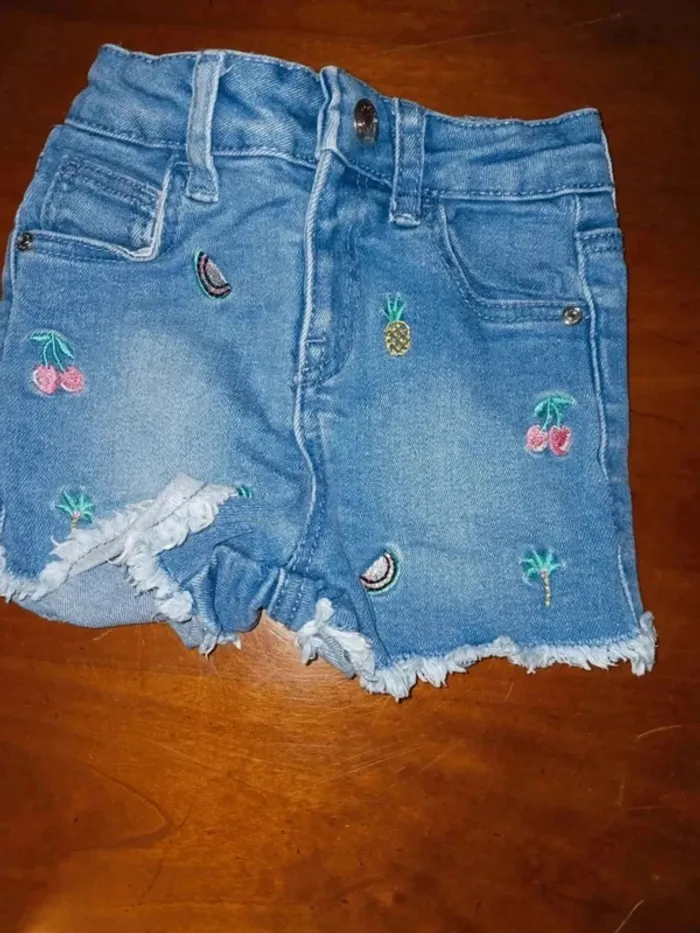 Short jean 9 mois baby girl