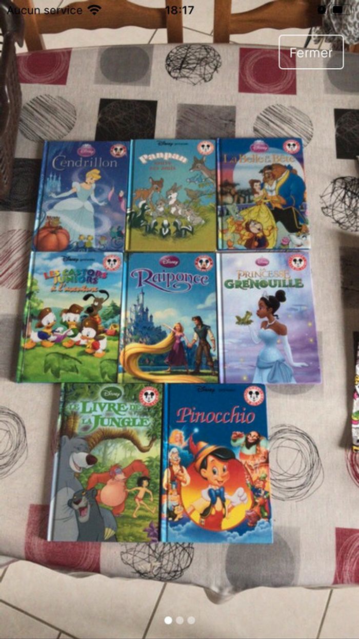 8 Livres Disney