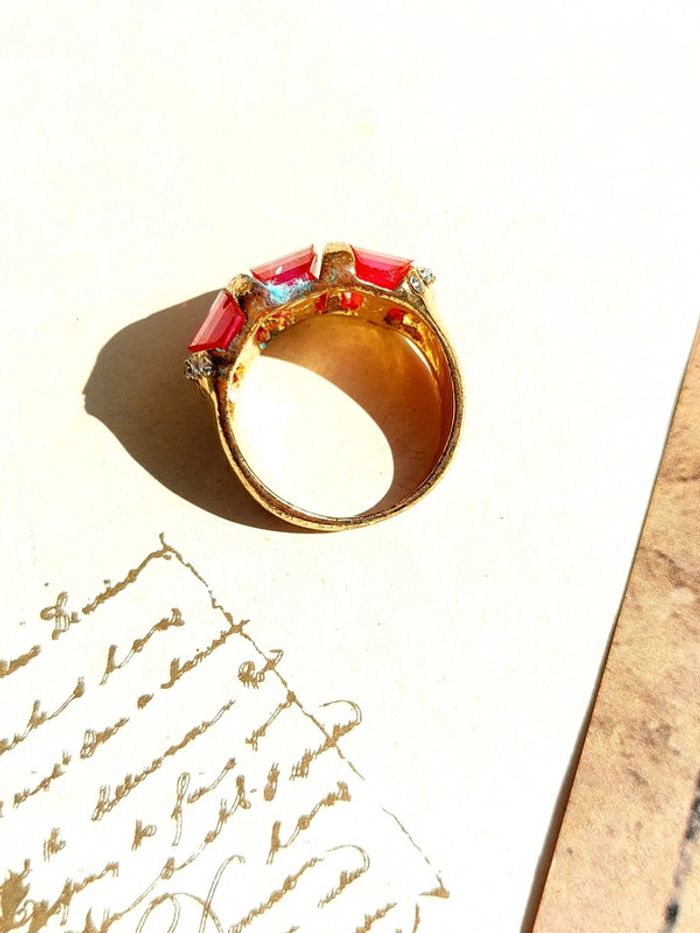 Magnifique bague rose et doré - photo numéro 5