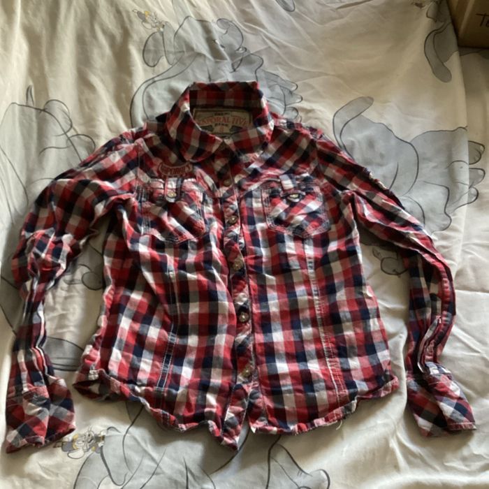 Chemise à carreaux 8ans kaporal