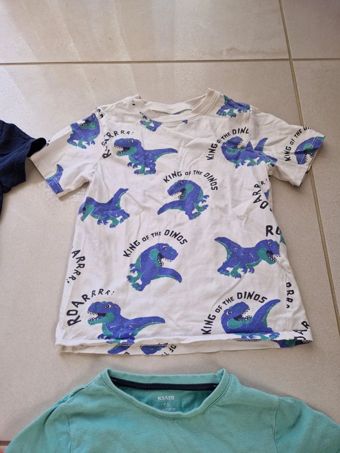 5 T- shirts manche courte 6 ans et 110-116cm - photo numéro 3