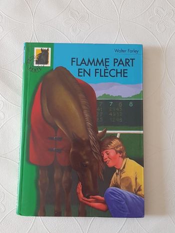 Livre La Bibliothèque verte 324 Flamme part en flèche