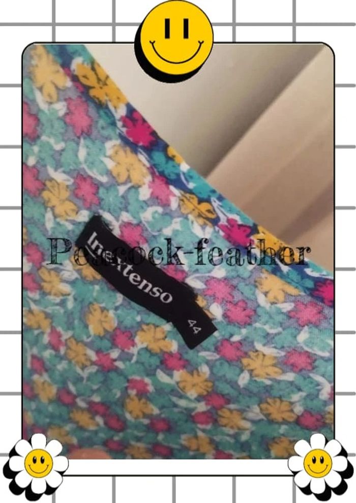 Robe fleurie bleue 44 - photo numéro 4