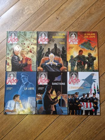 Lot de 6 bd alpha tome 1 à 6