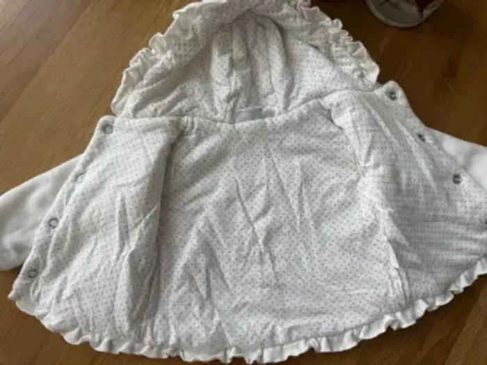 Gilet chaud doux à capuche fille 3 mois - photo numéro 7