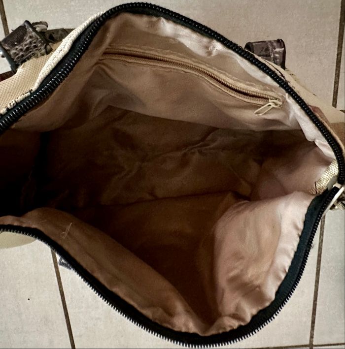 Sac à main vintage imprimé papillon & détails serpent - Style original - photo numéro 4
