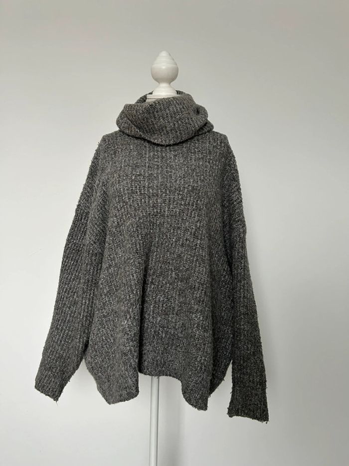 Pull Zara maille col roulé S sweater maglione suéter trui Sweat-shirt haut sweat t-shirt manches