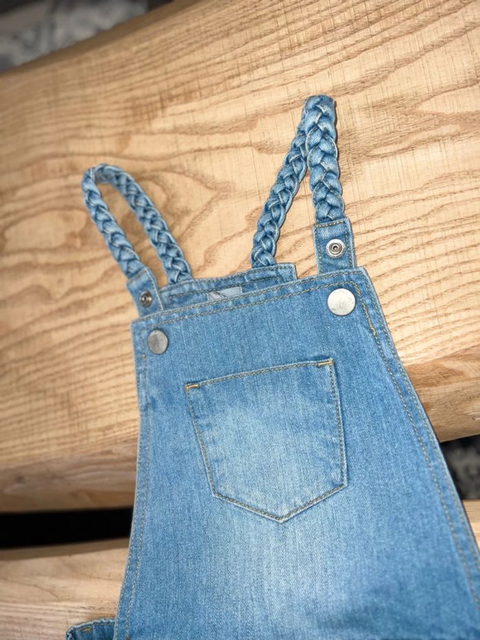 Salopette en jean 5 ans gap fille été short - photo numéro 3