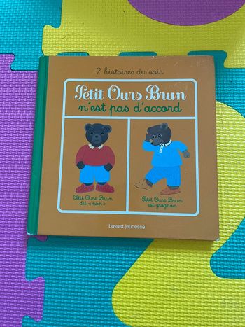 Livre petit ours brun