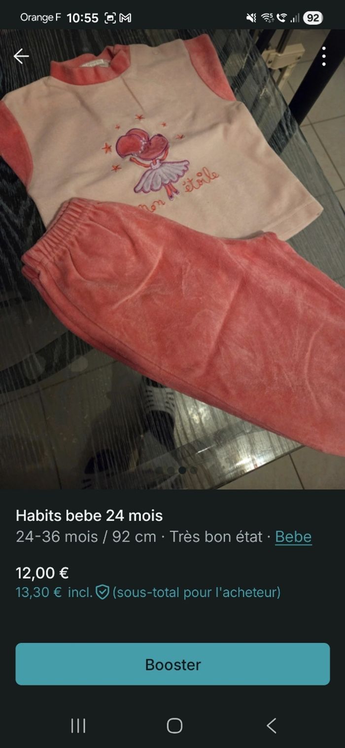 Habits bebe fille - photo numéro 2