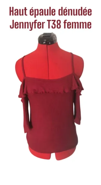 Haut épaule dénudée Jennyfer T38 femme 👚