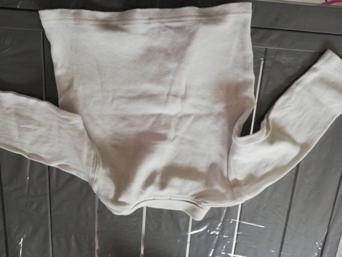 Polo manches longues 23 mois blanc - photo numéro 2