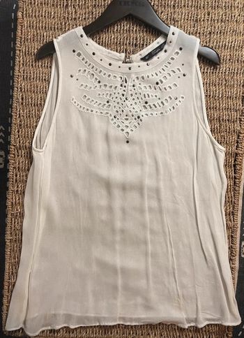 Haut blanc studs