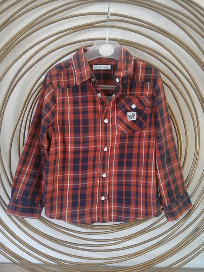 Chemise/surchemise à carreaux Gemo T6ans