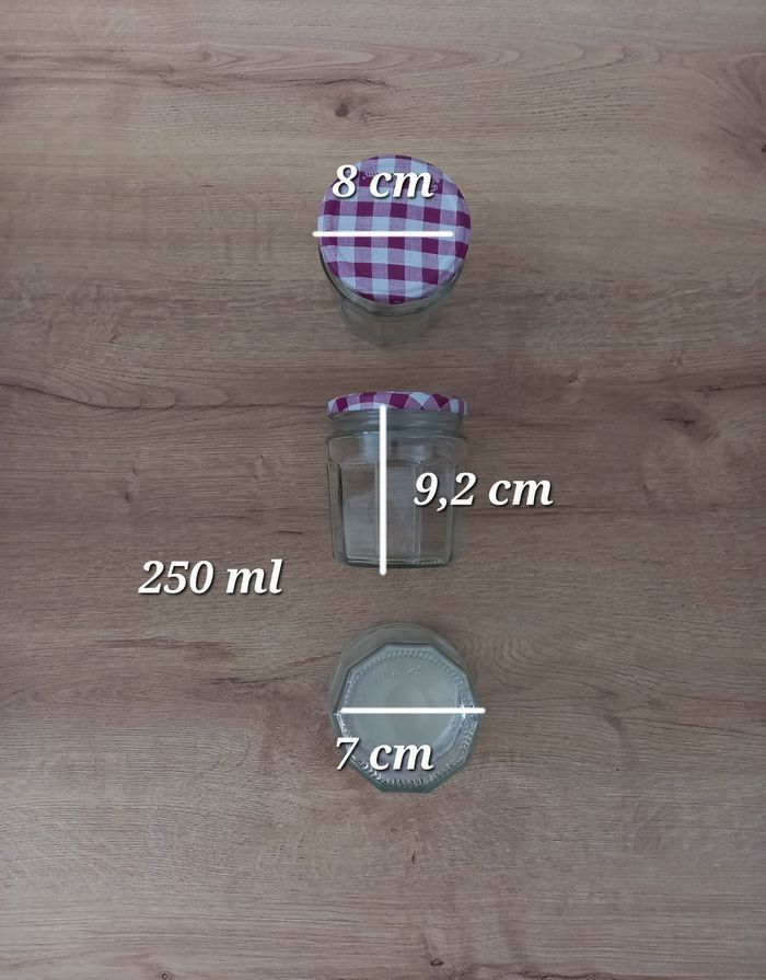 Pots en verre " Bonne Maman " 6×250 ml. - photo numéro 4