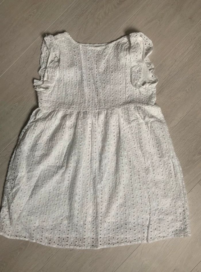 Haut blanc broderie anglaise - été bohème chic - photo numéro 2