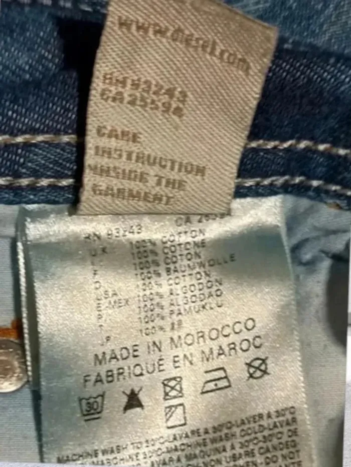 Jean Diesel koolter ,coupe slim regular tapered ,taille haute ,100 % coton - photo numéro 11
