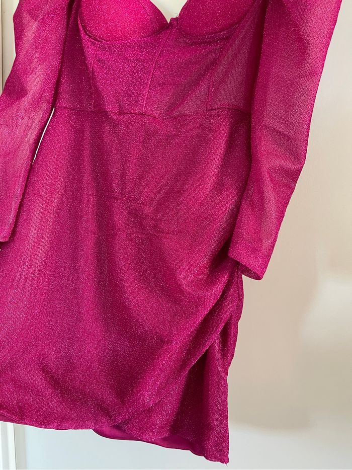 Robe de soirée rose fuchsia - photo numéro 4