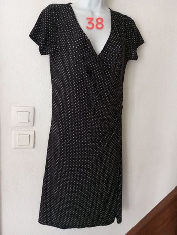 Robe fluide cache coeur femme 38