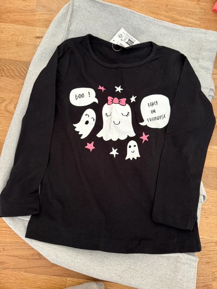 Tee  shirt manche longue fantômes