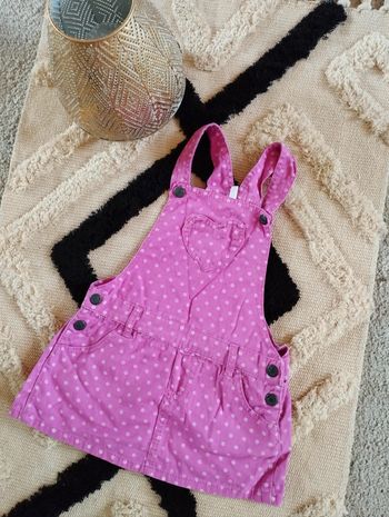 Robe en jean fushia