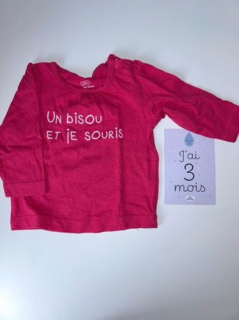 Tee shirt 3 mois