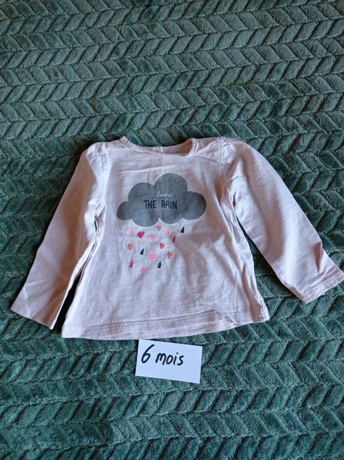 T-shirt manches longues 6 mois