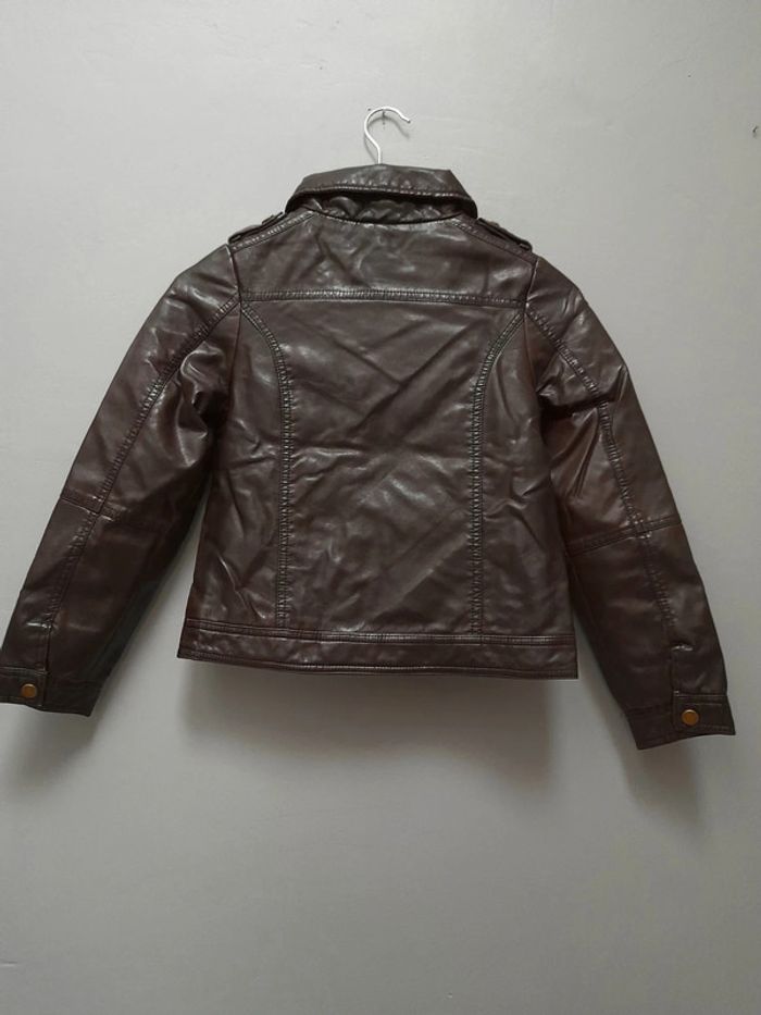 Veste simili cuir fille - photo numéro 7