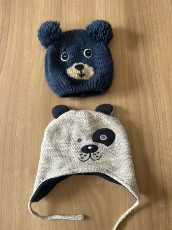 Lot de 2 bonnets 18-36 mois
