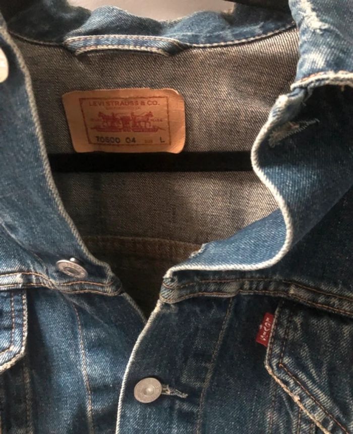 Veste en jean levi’s taille L très bon état - photo numéro 3