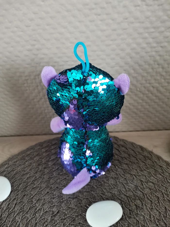 Peluche à paillettes chat Ty - photo numéro 2