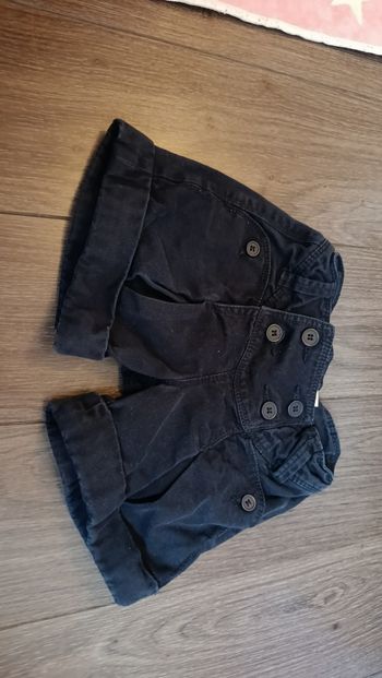 Short jean taille haute