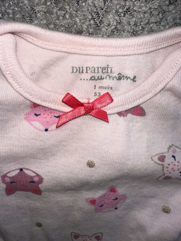 Bodie manches longues rose Du Pareil Au Même - photo numéro 3