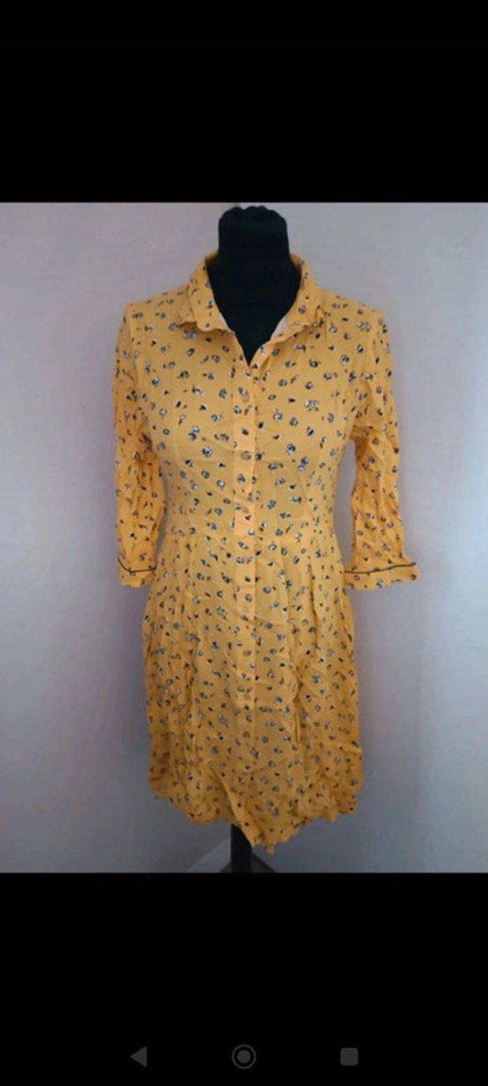 Robe chemise fleurie cache cache 38