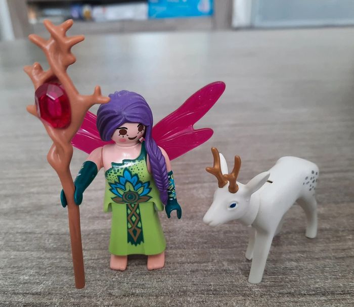 Playmobil 70417 fée avec chevreuil