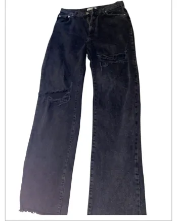 🌸 Jeans noir trouées large 🌸