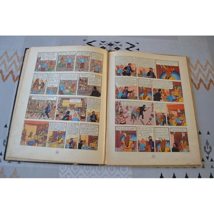 Tintin le Temple du Soleil EO B3 1949 - photo numéro 10