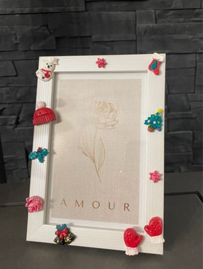 Cadre noël fais main - photo numéro 2