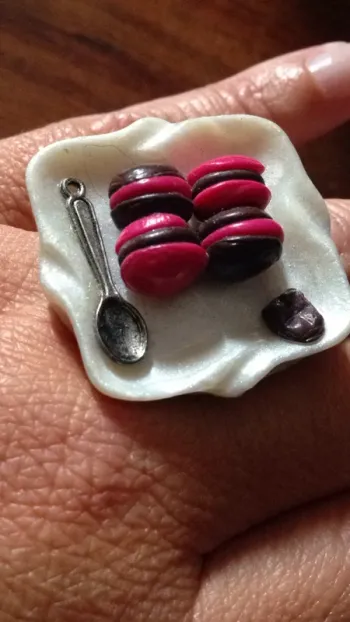 Bague fait main plateau