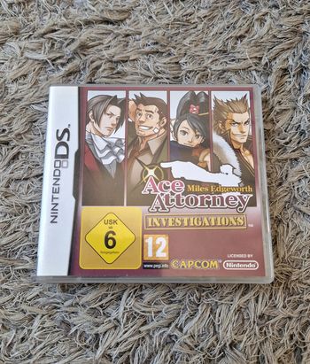 Ace Attorney Miles Edgeworth Investigations Nintendo DS Version Boîte FR