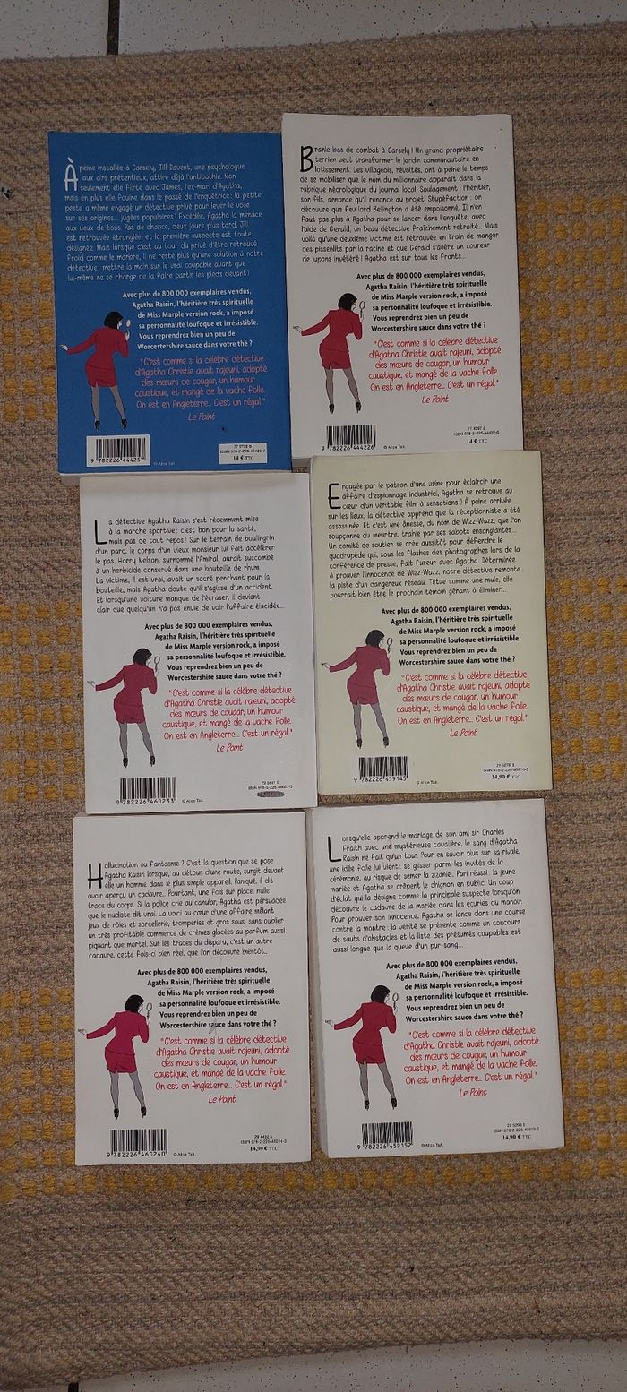 Lot de 6 livres Agatha Raisin
Enquête - photo numéro 2