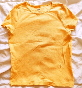 Tee-shirt jaune fille 4-6 ans / H&M