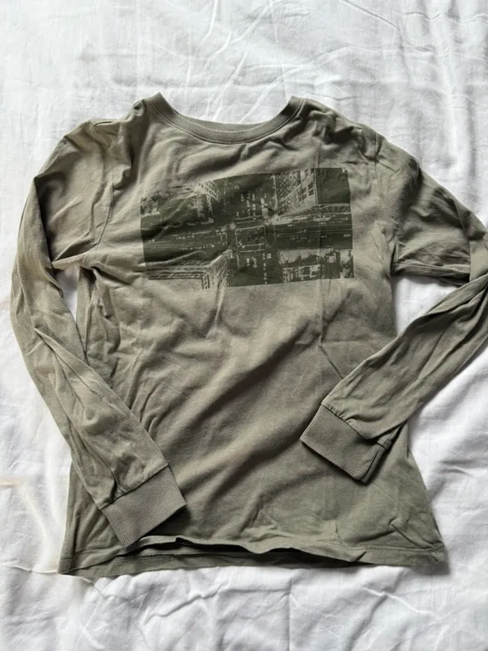 Tee shirt kaki