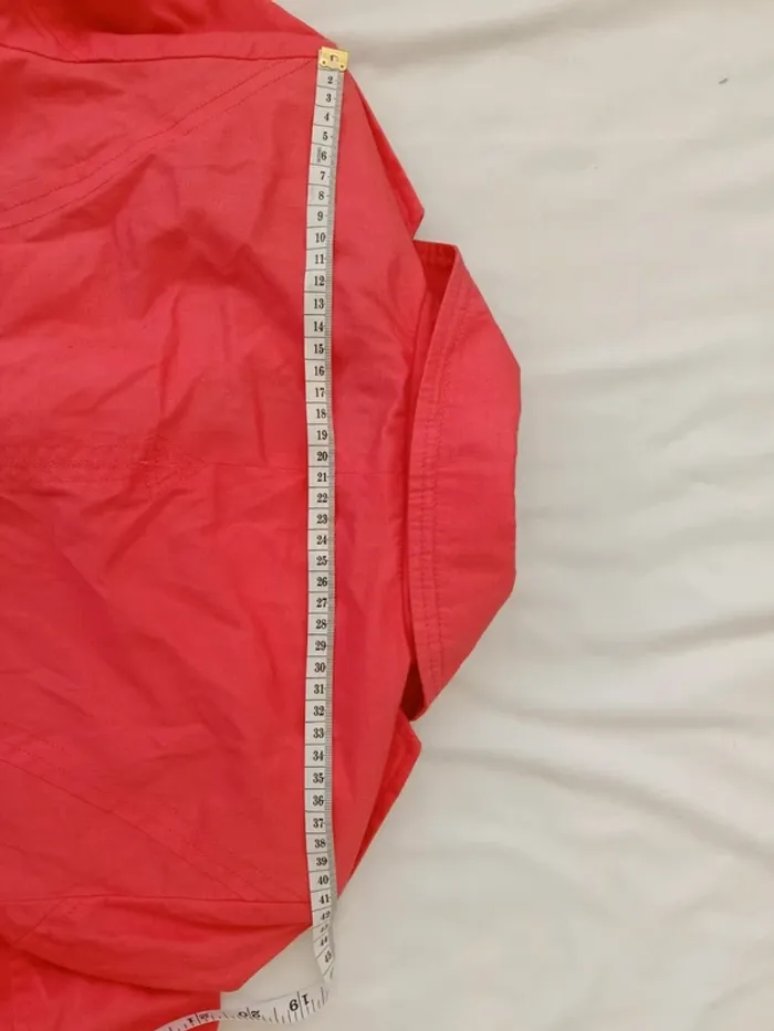 Trench couleur corail taille M marque Troll neuf - photo numéro 6