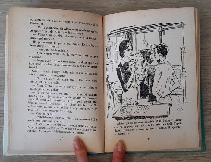 le mystère de l'ancre de Coraline - roman jeunesse ancien Magda Contino - photo numéro 7