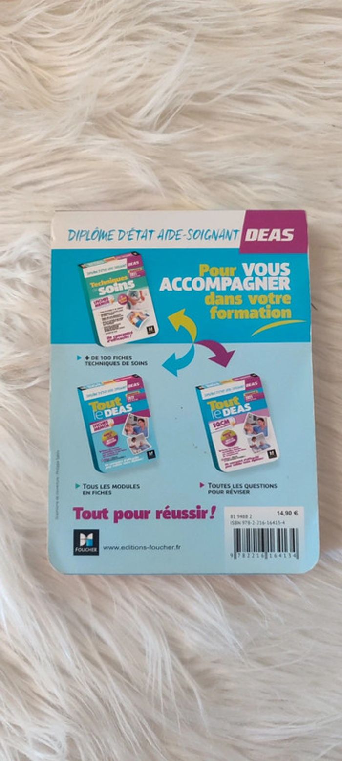 Livre deas aide soignante module de 1 a 10 - photo numéro 2