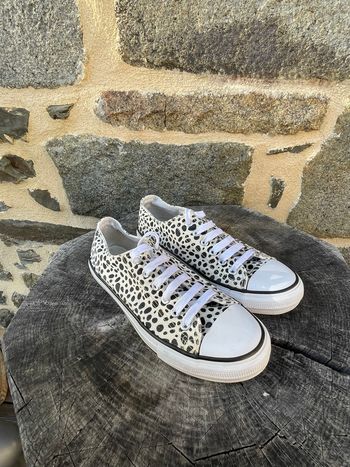 Basket imprimée animalier - La modeuse 