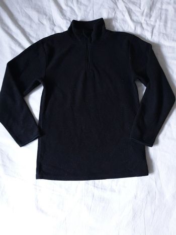 Pull polaire fille ou garçon noir taille 10 ans
