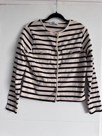 Cardigan rayé Mango taille L 