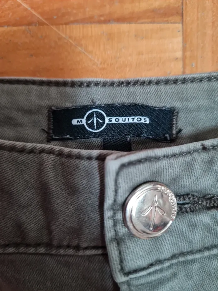 Pantalon cargo femme taille haute Mosquitos T40 - photo numéro 9